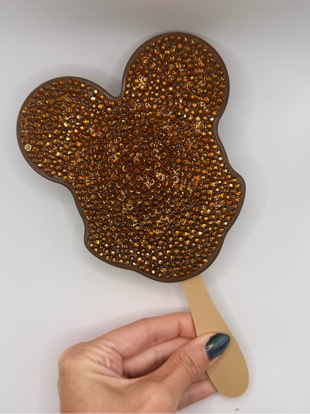 Disney Mickey bar rhinestone tap to pay holder device